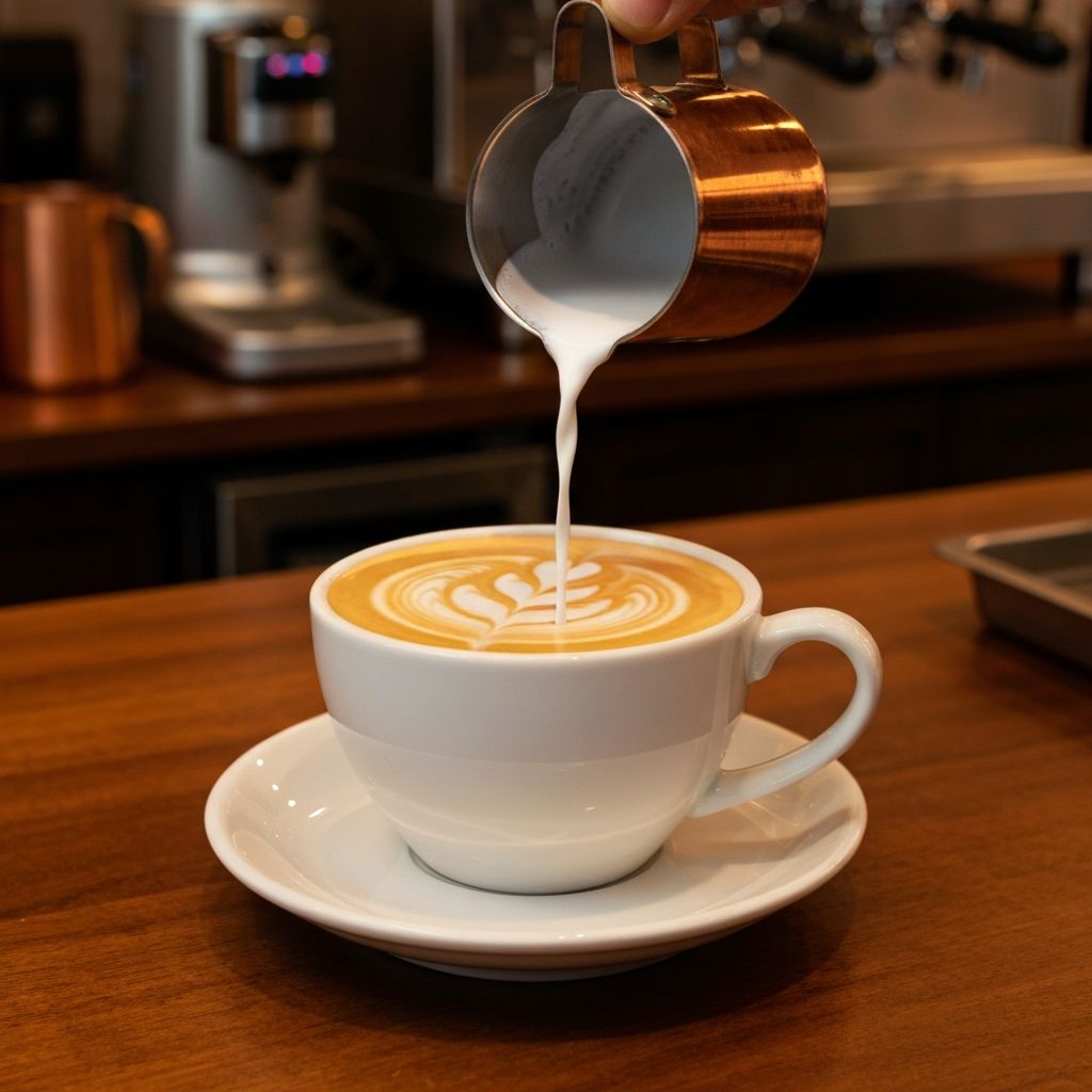 Artisan latte art and espresso